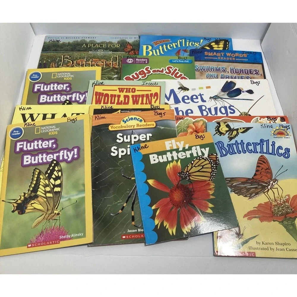 13 Bug Books Classroom Homeschool Tutoring Non-Fiction/Informational Library